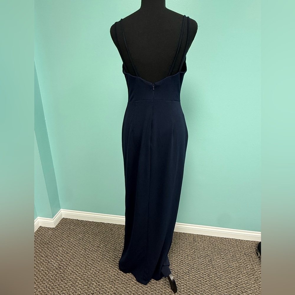 After six bridesmaids dress 6801 in midnight size s. - Picture 3 of 5